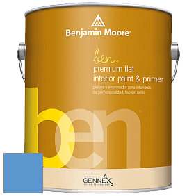 Benjamin Moore Ben W625 Premium Interior Latex Flat краска цвет NCS S 1555-R80B 