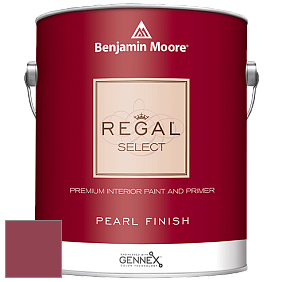 Benjamin Moore 550 Regal Select Waterborne Interior Pearl Finish краска цвет 2080-20 Patriot Red