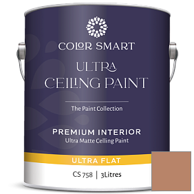 Краска COLOR SMART CS 758 ULTRA CEILING PAINT ультраматовая краска цвет 1221 Potters Clay