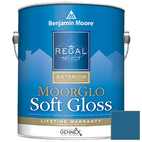 Краска Regal Select Exterior Paint-Moor GloSoft Gloss Finish (W096) цвет 2060-20 California Blue