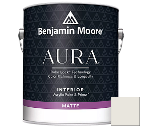 Краска Benjamin Moore Aura Interior Paint - Matte (522) цвет 855 Cloud Cover