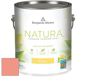 Benjamin Moore 512 Natura Interior Flat Finish матовая краска цвет 2013-40 Dusk Pink