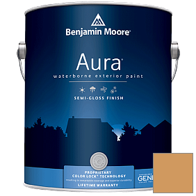 Краска Aura Waterborne Exterior Semi-Gloss Finish (632) цвет 189 Morgan Hill Gold