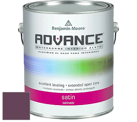 Benjamin Moore 792 Advance Interior Paint-Satin эмаль цвет 2074-10 Grape Juice