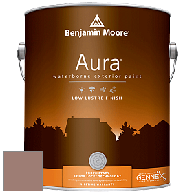 Benjamin Moore Aura 634 Waterborne Exterior Low Lustre Finish краска цвет 2095-40 Mudslide