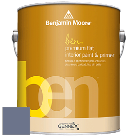 Benjamin Moore Ben W625 Premium Interior Latex Flat краска цвет NCS S 5020-R70B 