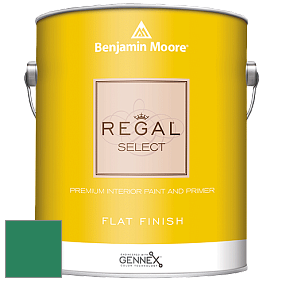 Benjamin Moore 547 Regal Select Waterborne Interior Flat Finish краска цвет 2042-20 Reef Green