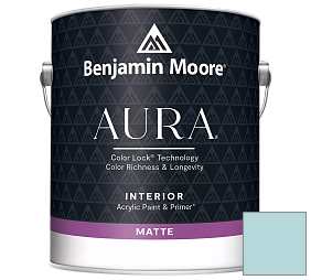 Краска Benjamin Moore Aura Interior Paint - Matte (522) цвет 2052-60 China Blue