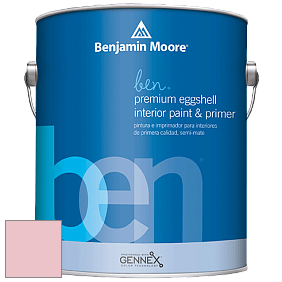 Benjamin Moore Ben W626 Premium Interior Latex Eggshell краска цвет 2006-60 Authentic Pink