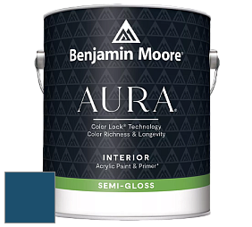 Benjamin Moore Aura 528 Waterborne Interior Semi-gloss Finish краска цвет NCS S 5540-R90B 