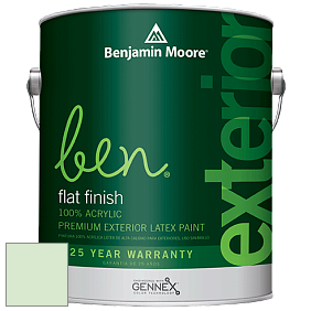 Benjamin Moore Ben 541 Waterborne Exterior Flat Finish краска цвет 568 Parkside Dunes