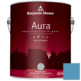 Краска Aura Waterborne Exterior Satin Finish (631) цвет 2061-40 Electric Blue
