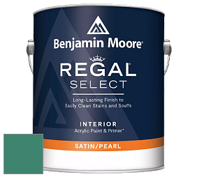 Benjamin Moore 550 Regal Select Waterborne Interior Pearl Finish краска цвет NCS S 4040-B90G 