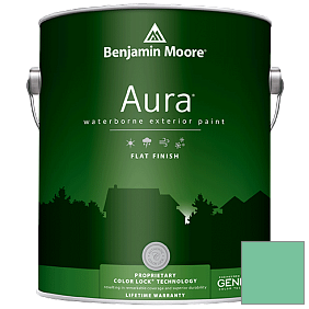 Краска Aura Waterborne Exterior Flat Finish (629) цвет 2038-40 Monmouth Green
