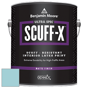 Benjamin Moore 484 Ultra Spec SCUFF-X Interior Matte Finish краска цвет 744 Indigo