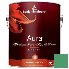 Краска Aura Waterborne Interior Satin Finish (526) цвет 2038-30 Prairie Green