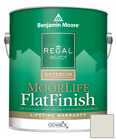 Краска Regal Select Exterior Paint-MoorLife Flat Finish (W105) цвет OC-138 BM OC-138