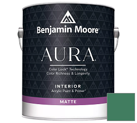 Краска Benjamin Moore Aura Interior Paint - Matte (522) цвет 2040-30 Very Green