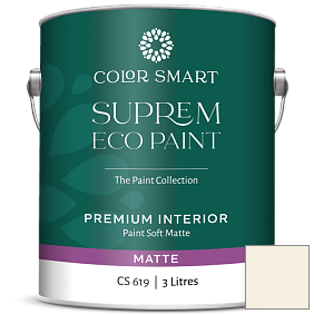 Краска COLOR SMART CS 619 SUPREM ECO PAINT матовая краска цвет 2152-70 Mayonnaise
