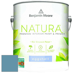 Benjamin Moore 513 Natura Interior Eggshell Finish краска с блеском цвет 2062-40 Blue Daisy