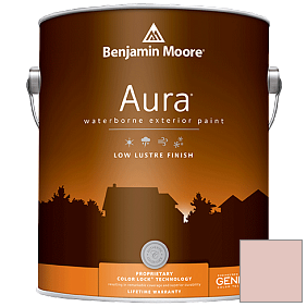 Краска Benjamin Moore Aura 634 Waterborne Exterior Low Lustre Finish краска цвет 1186 Rosetone