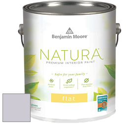 Benjamin Moore 512 Natura Interior Flat Finish матовая краска цвет 2117-60 Winter Gray