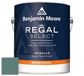 Benjamin Moore 550 Regal Select Waterborne Interior Pearl Finish краска цвет NCS S 5020-B70G 