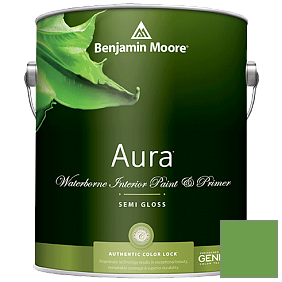 Краска Aura Waterborne Interior Semi-gloss Finish (528) цвет 560 Sullivan Green