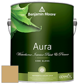 Benjamin Moore Aura 528 Waterborne Interior Semi-gloss Finish краска цвет 2153-40 Cork