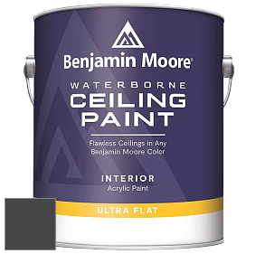 Benjamin Moore 508 Waterborne Ceiling Paint краска для потолков цвет 2126-10 Black Tar