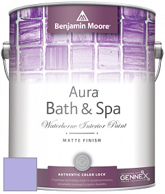 Benjamin Moore Aura 532 Bath & Spa Waterborne Interior Paint Matte Finish краска цвет NCS S 1040-R60B 