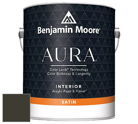 Benjamin Moore Aura 526 Waterborne Interior Satin Finish покрытие цвет RAL 6022 