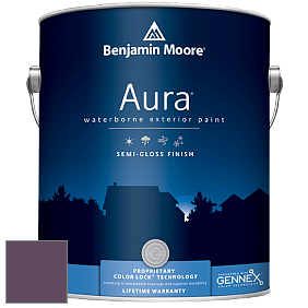 Benjamin Moore Aura 632 Waterborne Exterior Semi-Gloss Finish краска цвет 2073-20 Autumn Purple