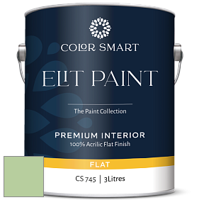 COLOR SMART CS 745 ELIT PAINT глубокоматовая моющаяся краска цвет NCS S 1030-G30Y 