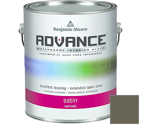 Краска Benjamin Moore 792. Advance Interior Paint-Satin эмаль цвет 1498 Forest Floor
