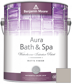 Краска Benjamin Moore Aura Bath & Spa Interior Paint Matte Finish (532) цвет AC-34 BM AC-34