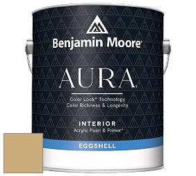 Benjamin Moore Aura 524 Waterborne Interior Eggshell Finish краска цвет 256 Westwood Tan