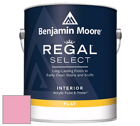 Benjamin Moore 547 Regal Select Waterborne Interior Flat Finish краска цвет 2000-50 Blush Tone