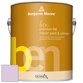 Benjamin Moore Ben W625 Premium Interior Latex Flat краска цвет 2073-60 Pale Iris