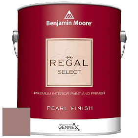 Benjamin Moore 550 Regal Select Waterborne Interior Pearl Finish краска цвет 2102-40 Brown Teepee