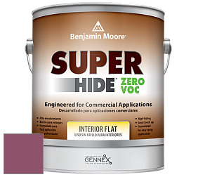 Benjamin Moore 355 Super Hide Zero Voc Interior Flat краска цвет 2083-30 Old Claret