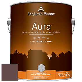 Benjamin Moore Aura 634 Waterborne Exterior Low Lustre Finish краска цвет 1260 El Cajon Clay