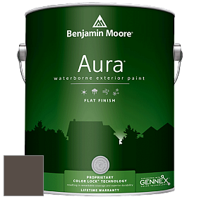 Benjamin Moore Aura 629 Waterborne Exterior Flat Finish краска цвет 2112-10 Mink