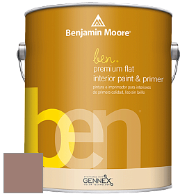 Benjamin Moore Ben W625 Premium Interior Latex Flat краска цвет 2095-40 Mudslide