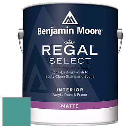 Benjamin Moore 548 IRegal Select Interior Paint - Matte краска цвет 671 Soft Spruce