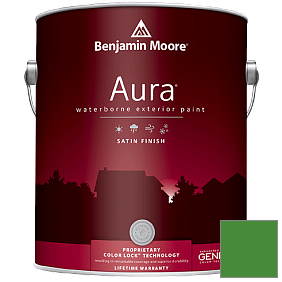 Краска Aura Waterborne Exterior Satin Finish (631) цвет 2033-10 Yellow Green