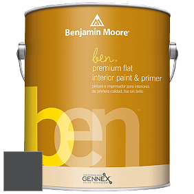 Benjamin Moore Ben W625 Premium Interior Latex Flat краска цвет 2125-10 Black Panther