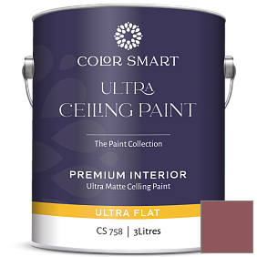 Краска COLOR SMART CS 758 ULTRA CEILING PAINT ультраматовая краска цвет 1281 Tawny Port
