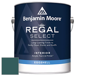 Benjamin Moore 549 Regal Select Waterborne Interior Eggshell Finish краска цвет 735 Deep Sea Green