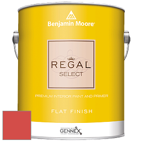 Benjamin Moore 547 Regal Select Waterborne Interior Flat Finish краска цвет 2011-20 Blazing Orange